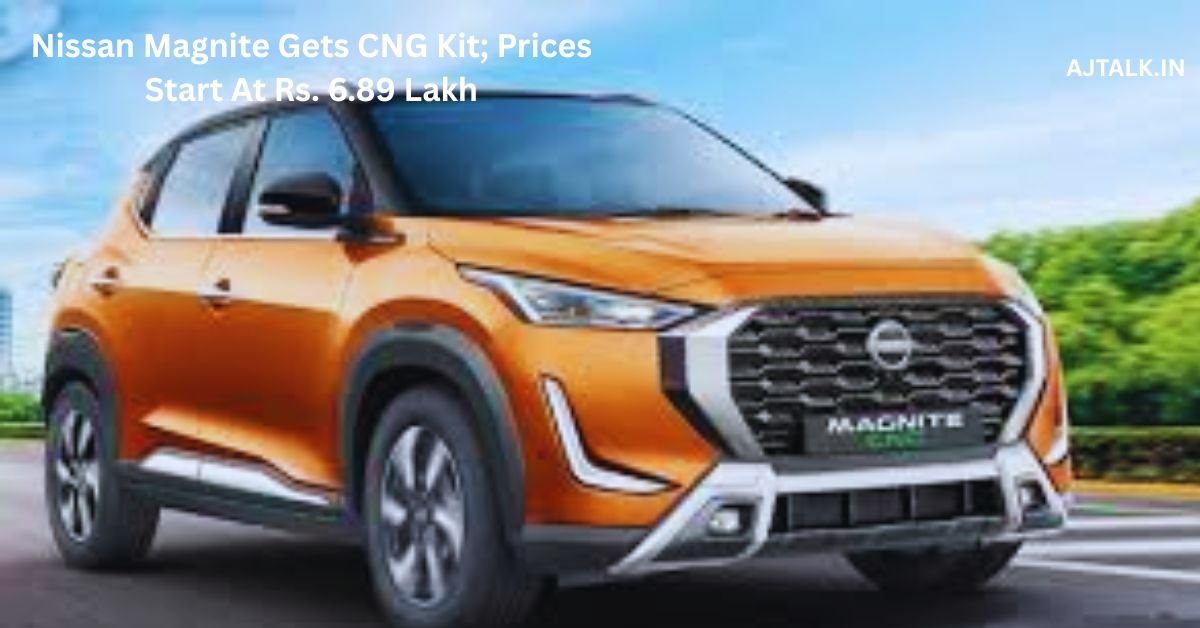 Nissan Magnite Gets CNG Kit