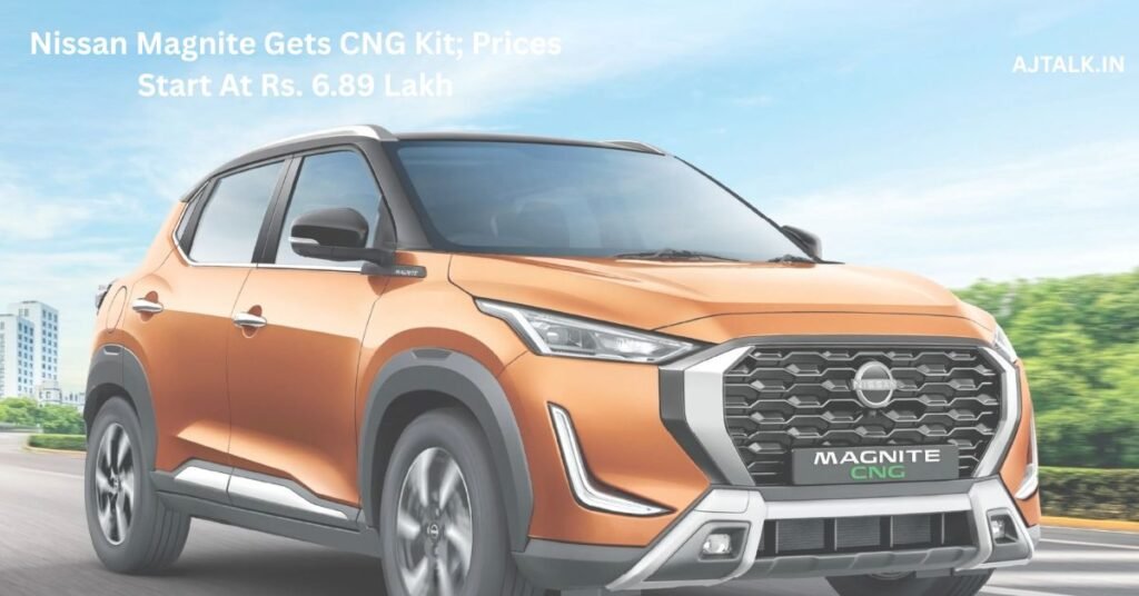 Nissan Magnite Gets CNG Kit