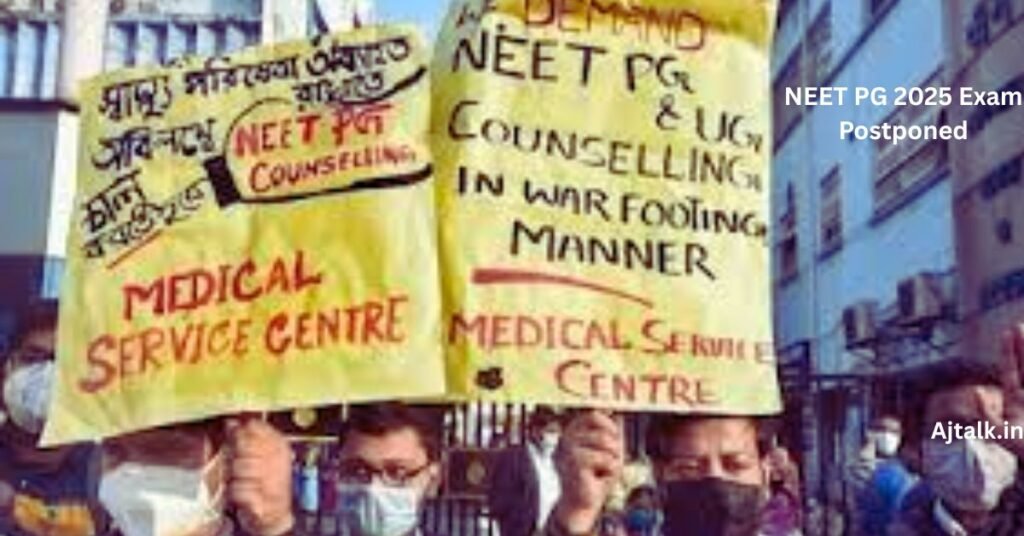 NEET PG 2025 Exam Postponed